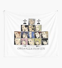 Kingdom hearts II Organization 13 (color) Wandbehang
