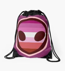 Lesbian Alien Drawstring Bag