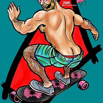 Bullethole Skater: Grab Backside Poster for Sale by Bullethole