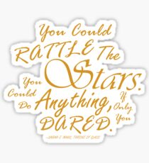 Rattle The Stars Sticker