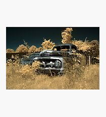 Abandoned 1952 Ford F-1 Pickup - infrared - 1 Photographic Print