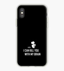 I can kill you with my brain iPhone Case