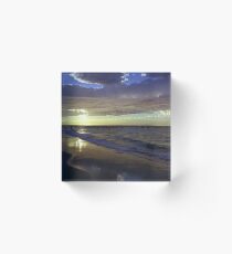 Busselton Beach on Square Acrylic Block