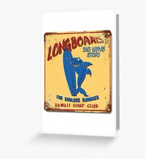 Longboard Greeting Card