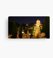 Shrine of the Bab, Ben Gurion Ave Outlook-Mt Carmel, Haifa, Israel Canvas Print