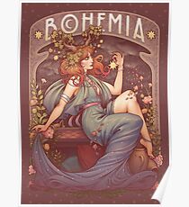 Art Nouveau BOHEMIA Poster