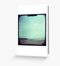 Deserted beach Greeting Card