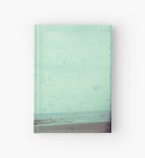 Deserted beach Hardcover Journal