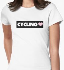 Cycling Women's Fitted T-Shirt