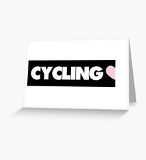 Cycling Greeting Card
