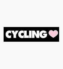 Cycling Photographic Print