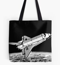 Space shuttle in orbit Tote Bag