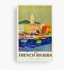 The French Riviera Canvas Print