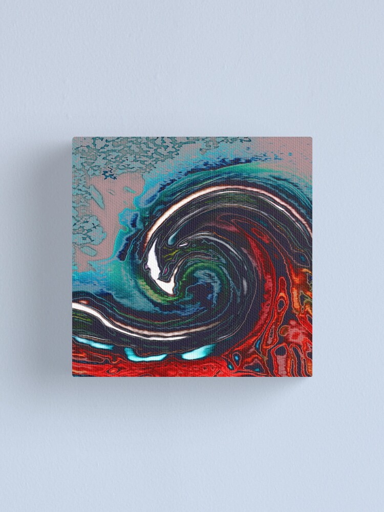 Alternate view of Wave 9 Canvas Print