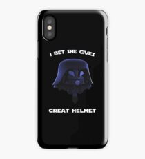 Spaceballs - I Bet She Gives Great Helmet iPhone Case