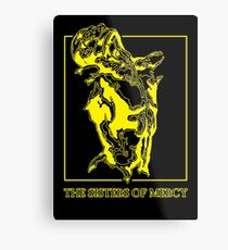 The Sisters Of Mercy - The Worlds End - Front Yellow -Under The Gun Metal Print