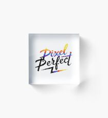 Pixel Perfect Acrylic Block