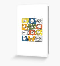 Reading Is My Super Power Well That And Flying for Comic Book & Graphic Novel Fans Greeting Card