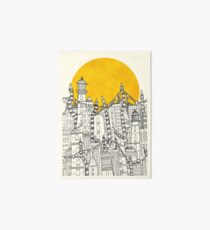 Große Sonne Kleine Stadt Galeriedruck