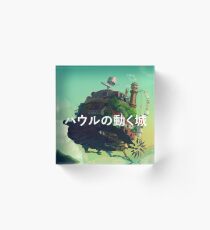 Howl's Moving Castle Acrylic Block