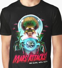 Mars Atacks Poster Graphic T-Shirt