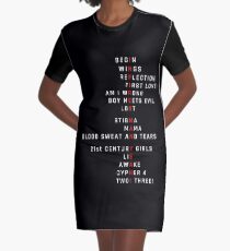 Wings Theory: Infires - BTS - White Graphic T-Shirt Dress