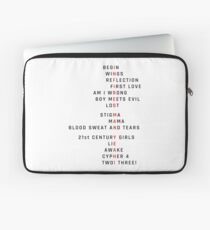 Wings Theorie: Infires - BTS - Schwarz Laptoptasche