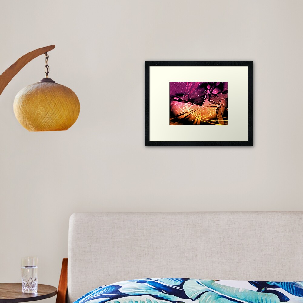 TUNNEL COVER Framed Art Print