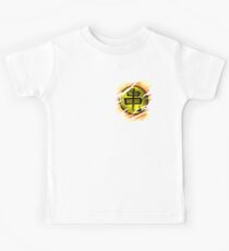 Saiyan Symbol Chest Warrior from kamehouse gym power from another world Kids Tee