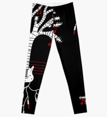 Guitar tree white Leggings