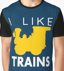 Rail King, I like trains Graphic T-Shirt