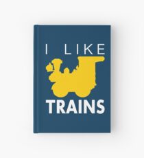Rail King, I like trains Hardcover Journal