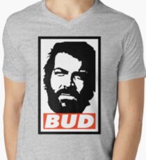 BUD Men's V-Neck T-Shirt