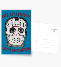 Friday Camping Postcards