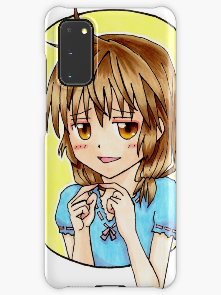 Anime Expressions Shy Embarrassed Case Skin For Samsung