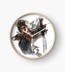 Tomb Raider Painting Clock