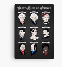Great Minds of Science - Set Canvas Print