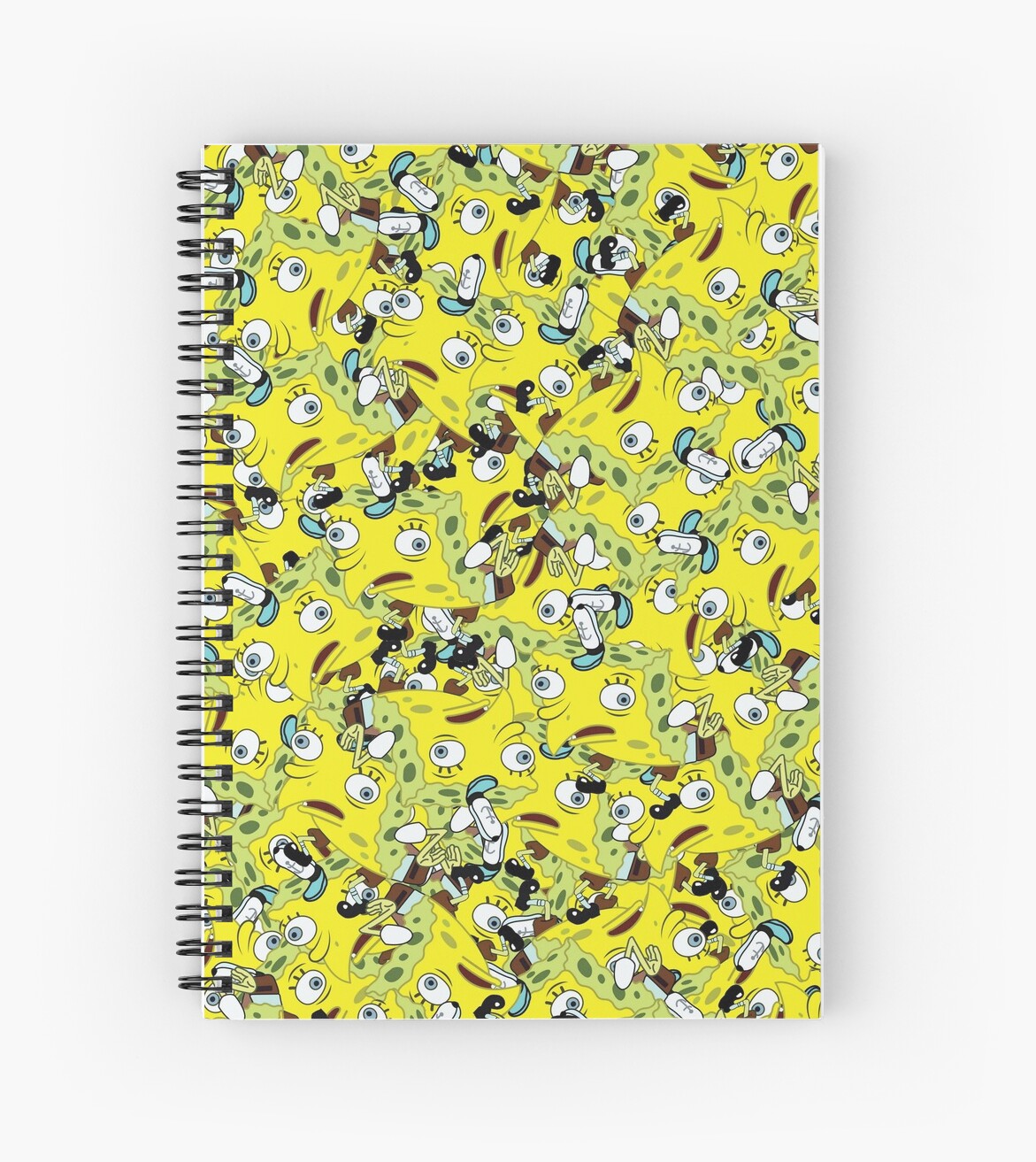 Mocking SpongeBob Bird Meme Spiral Notebooks By Kixlepixel Redbubble