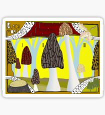 Black Morels Sticker