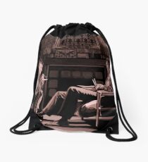 Back at 221b Drawstring Bag