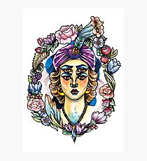 Madame Floral Photographic Print
