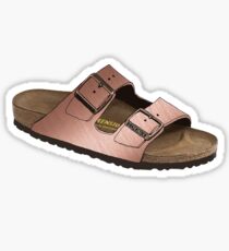 Rose Gold Birkenstocks Sticker
