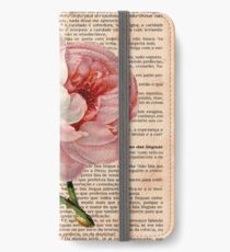 Pink Roses on 1 Corinthians 13 iPhone Wallet/Case/Skin