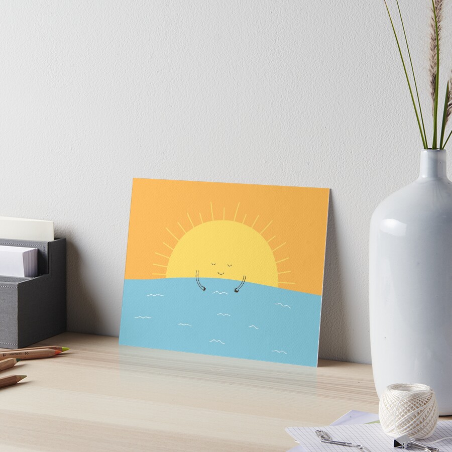 good morning sunshine! Art Board Print