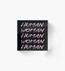 Bloque acrílico MUJER HUMANA