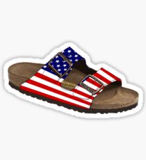 America the Birkenstock Sticker
