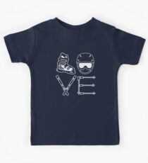 Skiing Love Kids Tee