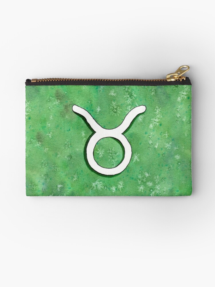 zodiac sign  taurus studio pouches by savousepate  redbubble zodiac sign  taurus studio pouches by savousepate  redbubble