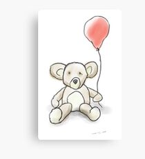 Little Bear With Balloon Canvas Print