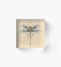 Dragon Fly Tattoo Acrylic Block